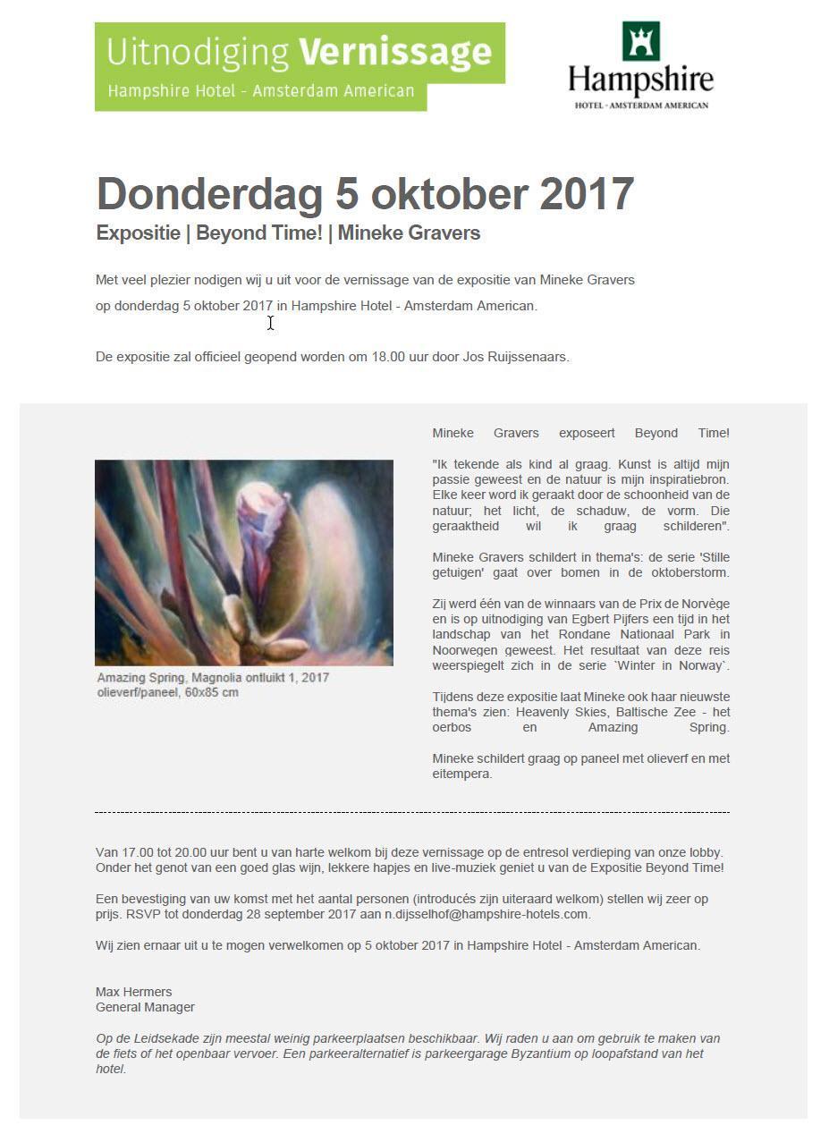 Uitnodiging vernissage Mineke Gravers 05 10 2017a